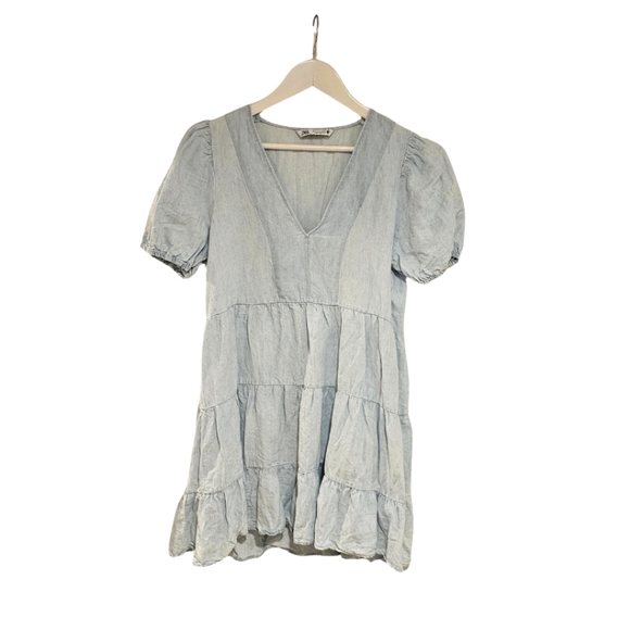 Zara Blue Dress - Picture 3 of 6